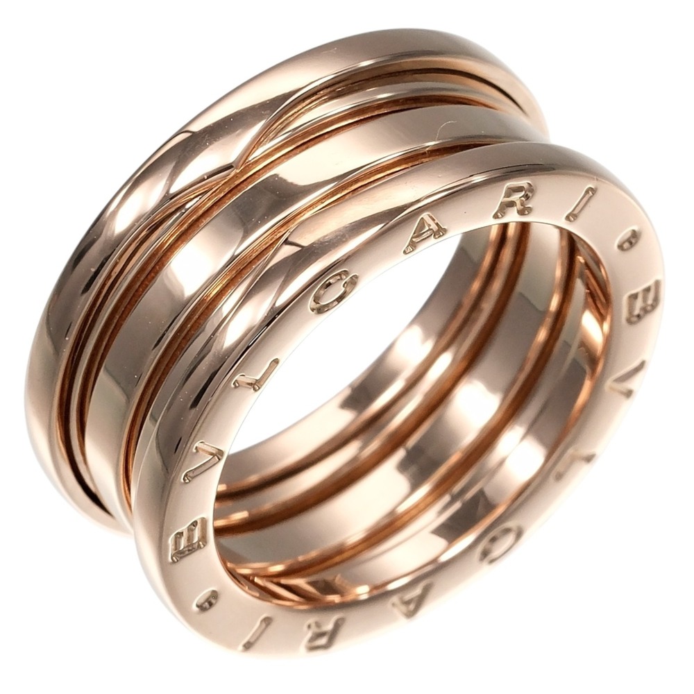 Bvlgari Bulgari B.ZERO1 3-band ring, size 13.5, 18KPG pink gold, approximatel...